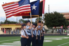 Brazosport HS Salute to Service 9-5-14