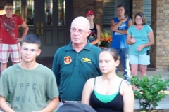 Col. Brian Childs, PFC Greg and Neesha Meismer 7-2-09