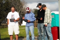 Daniel Greaves , Logan Lindemann, Aaron Prewitt, and vet  Darrin Greaves 2-26-11