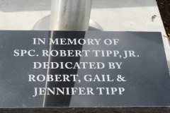 Flag Pole dedication  for Robert Tipp3-27-10