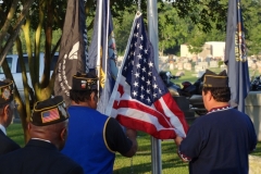 Flags at Angleton Cementary  5-28-12