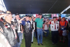Honoring Vets at No-Name Festival  6-7-13