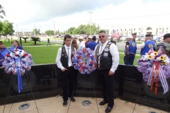 Laying of Wreaths located at the Ring of Honor 5-25-15