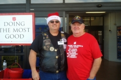 Salvation Army ringng the bell 12-19-15