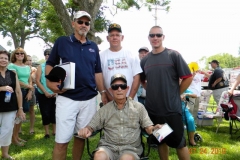 Tracy Jones & Vietnam Vets Benny Hudson & James Hill 7-24-10