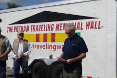 Vietnam Traveling Wall escort 7-15-15